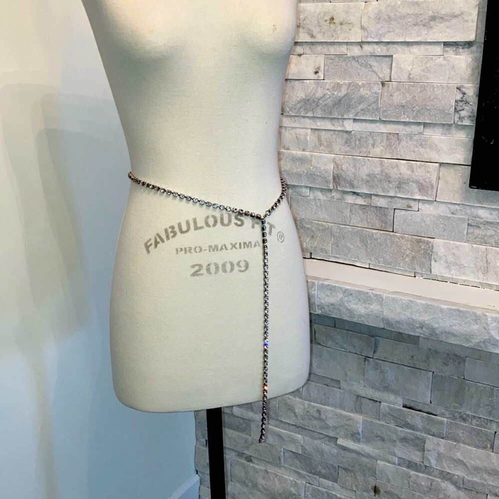 Large Rhinestone’s Belt. Can be worn as a Belt or as a Necklace.